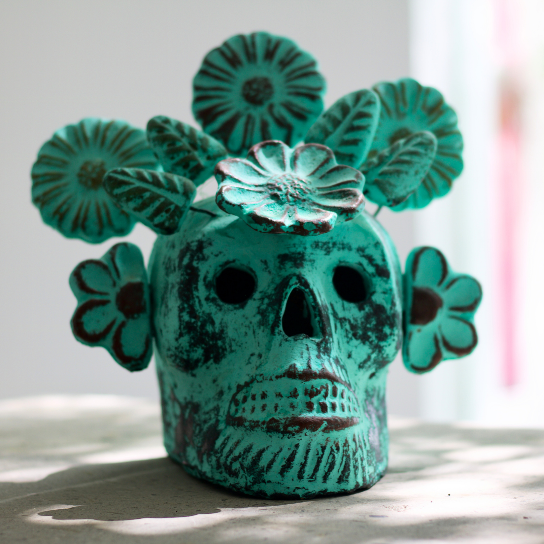 Catrina Frida barro rústica